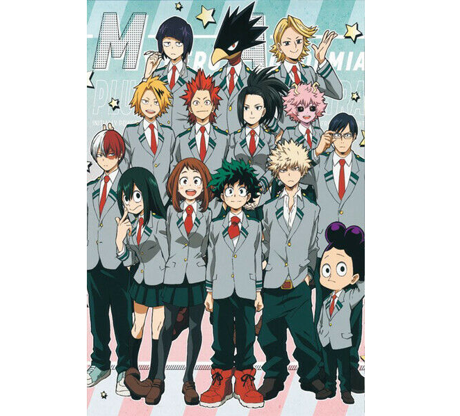 JUMP GIGA SPRING 2024 MY HERO ACADEMIA + COASTER + CLEAR