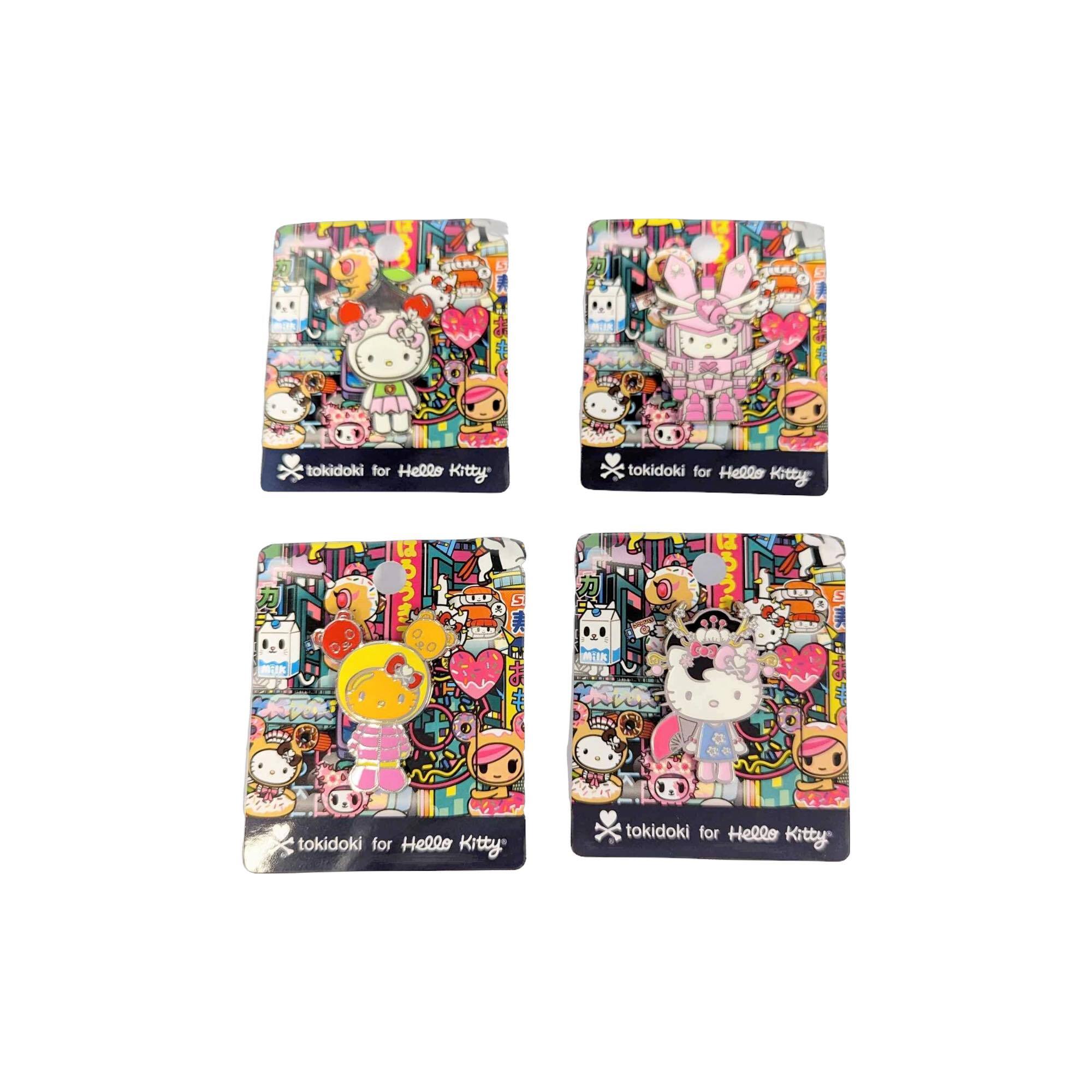 Tokidoki X Hello Kitty Midnight Metropolis Badge Pin Assortment