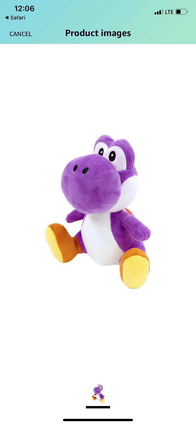 Purple yoshi plush hot sale